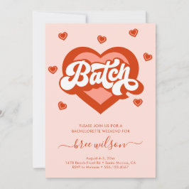 Invitación a la fiesta de Bachelorette de Novia Re