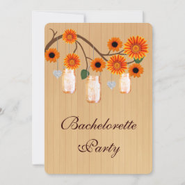 Invitación a la fiesta de Bachelorette del Naranja