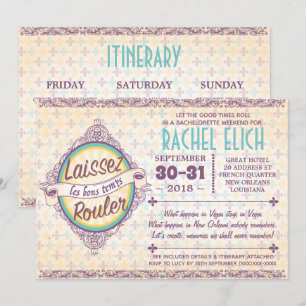 Invitación a la fiesta de Bachelorette en Nueva Or