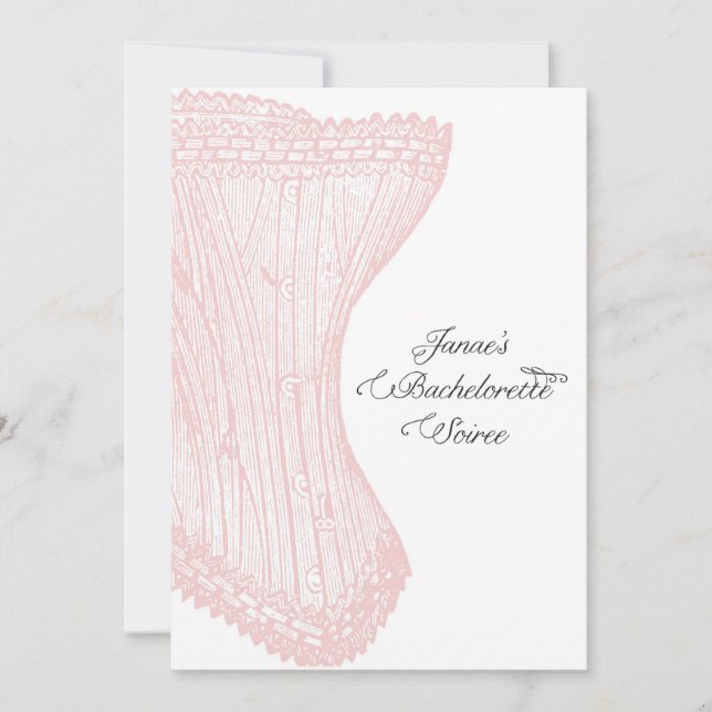 Invitación a la fiesta de Bachelorette en Nueva Or (Anverso)
