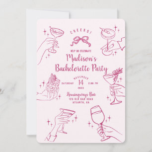 Invitación a la fiesta de Bachelorette, Fiesta de