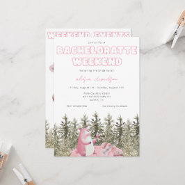 Invitación a la fiesta de bachillerato de oso de c