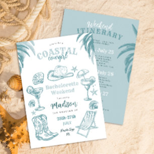 Invitación a la fiesta de bachillerato de playa ná