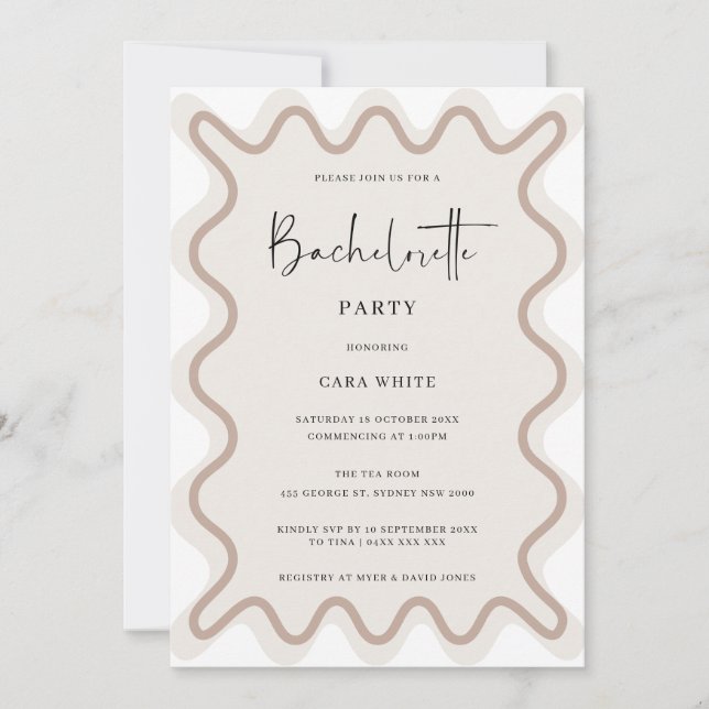 Invitación a la fiesta de bachillerato en la front (Anverso)