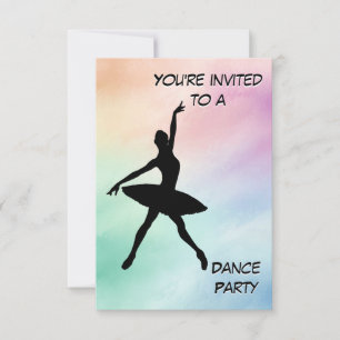 Invitación a la fiesta de baile