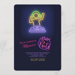 Invitación a la fiesta de baile