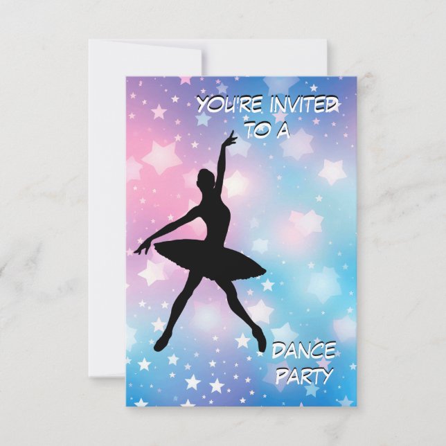 Invitación a la fiesta de baile (Anverso)