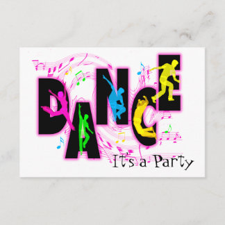 Invitación a la fiesta de baile