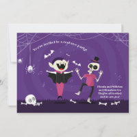 Invitación a la Fiesta de Baile de Halloween