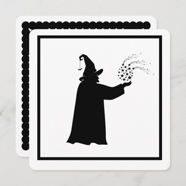 Invitación a la fiesta de Ball Halloween del asist (Anverso / Reverso)