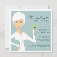 Invitación a la fiesta de balneario de Novia Moder