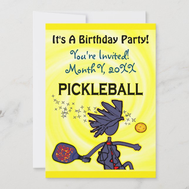 Invitación a la fiesta de baloncesto (Anverso)