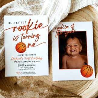 Invitación a la Fiesta de Baloncesto Año de Novato