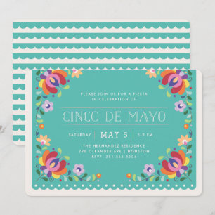 Invitación a la Fiesta de Banner Botánico - Turque
