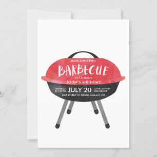 Invitación a la fiesta de barbacoa