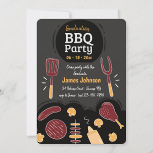 Invitación a la fiesta de barbacoa