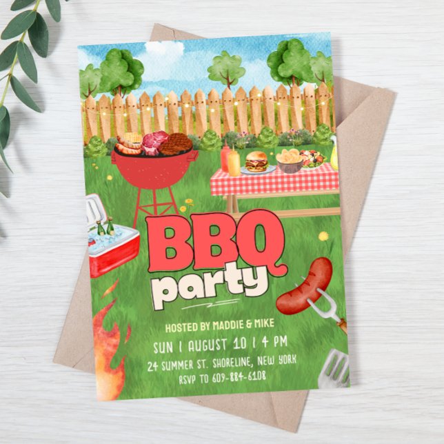 Invitación a la Fiesta de Barbacoa de Verano (Subido por el creador)
