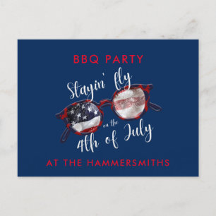 Invitación a la fiesta de barbacoa del 4 de julio