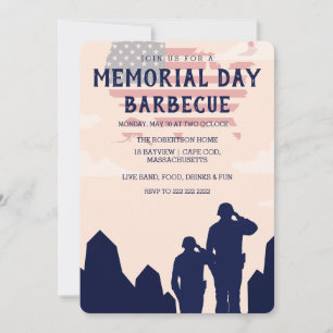 Invitación a la fiesta de barbacoa del Día del Rec