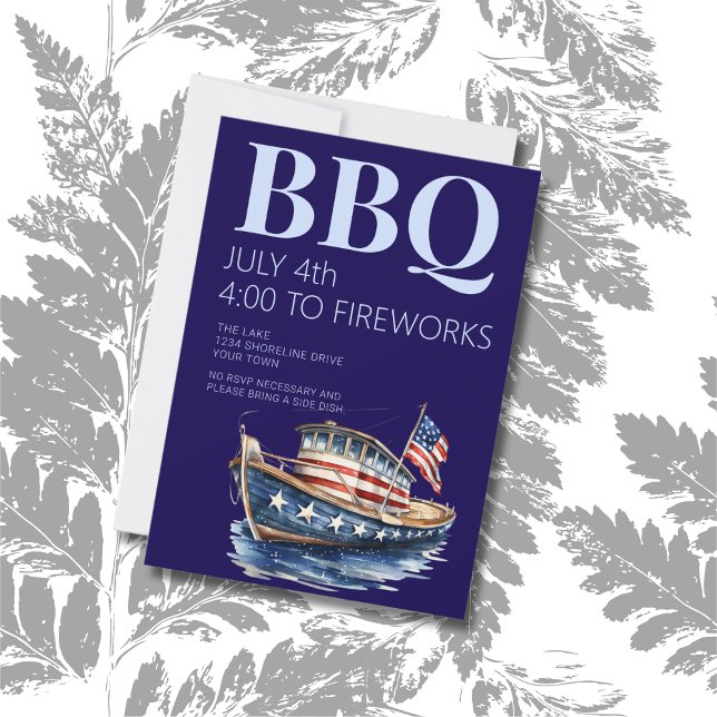 Invitación a la fiesta de BBQ del 4 de julio (Subido por el creador)