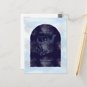 Invitación a la fiesta de bebé niño