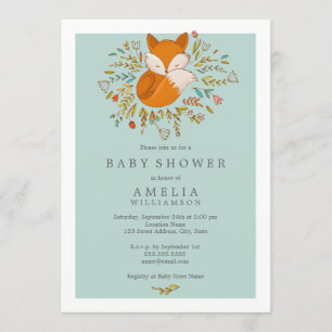 Invitación a la Fiesta de Bienvenida de Bebé Zorro