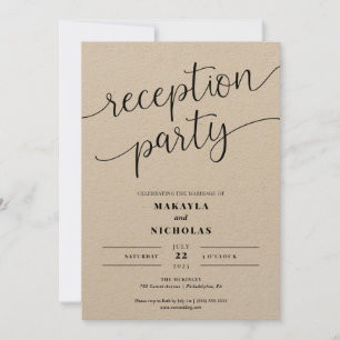 Invitación a la fiesta de bienvenida de bodas