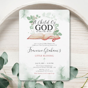 Invitación a la Fiesta de Bienvenida de un Niño Hi