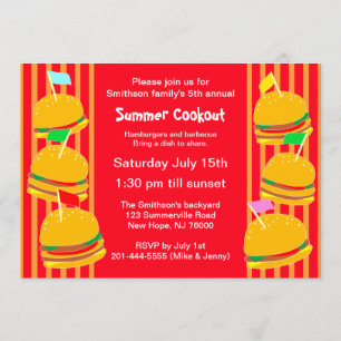 Invitación a la fiesta de bienvenida de verano