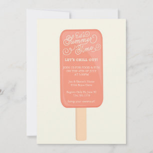 Invitación a la fiesta de bienvenida de verano - P
