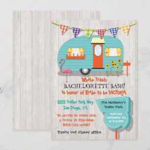 Invitación a la fiesta de bienvenida de White Tras