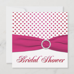 Invitación a la fiesta de boda Corazones Rojos, Ro