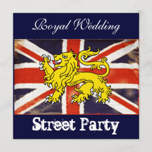 Invitación a la fiesta de Boda de Wills & Kate Roy