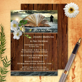 Invitación a la fiesta de boda para los amantes de