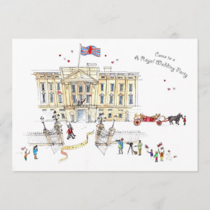 invitación a la fiesta de boda real