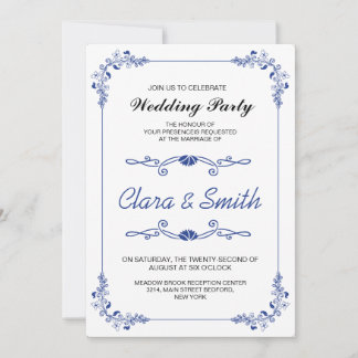 Invitación a la fiesta de bodas