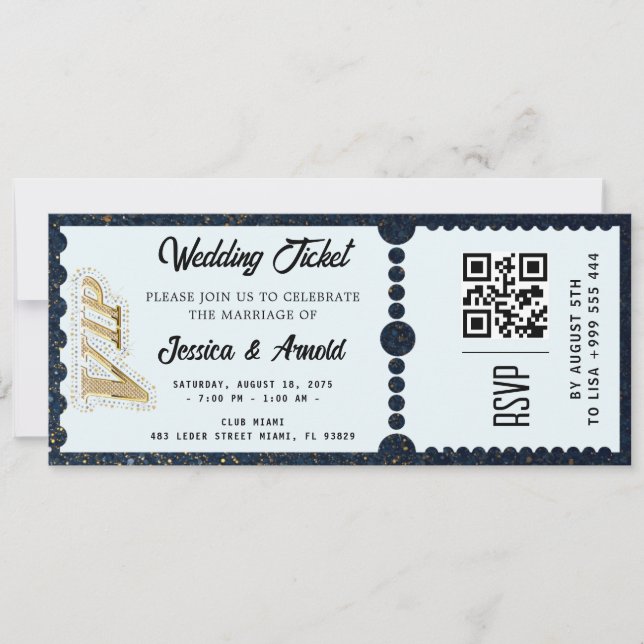 Invitación a la fiesta de bodas de oro (Anverso)