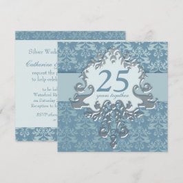 Invitación a la fiesta de bodas de plata del 25º a