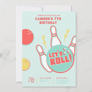 Invitación a la fiesta de bolos