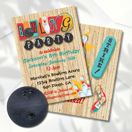 Invitación a la fiesta de bolos