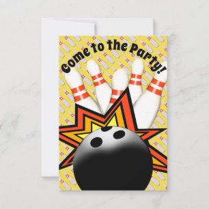 Invitación a la fiesta de bolos