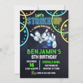 Invitación a la fiesta de bolos chicos