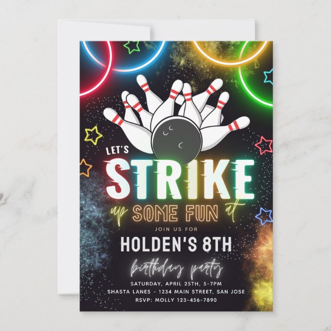 Invitación a la fiesta de bolos | Cumpleaños de lo