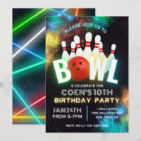 Invitación a la fiesta de bolos | Invitaciones de