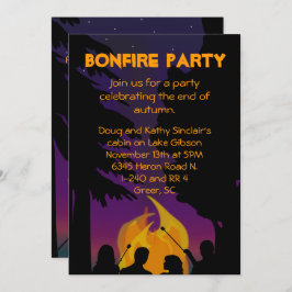 Invitación a la fiesta de bomberos