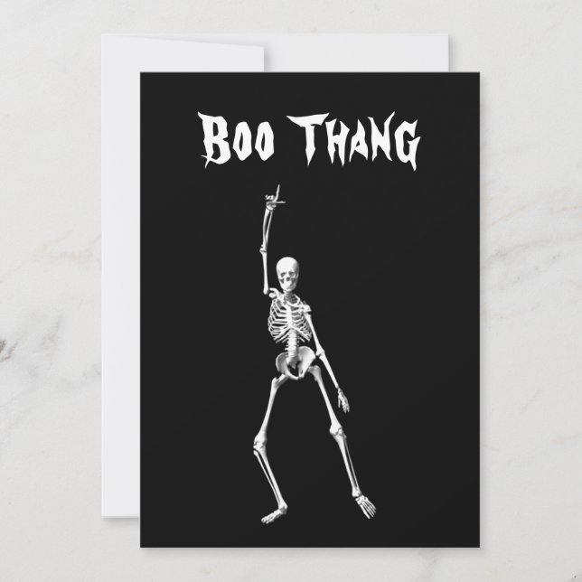 Invitación a la fiesta de Boo Thang Halloween (Anverso)