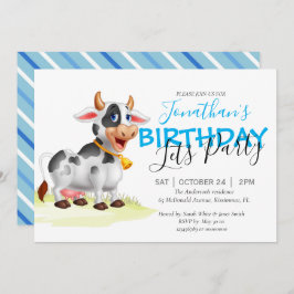 Invitación a la fiesta de Boy Cow