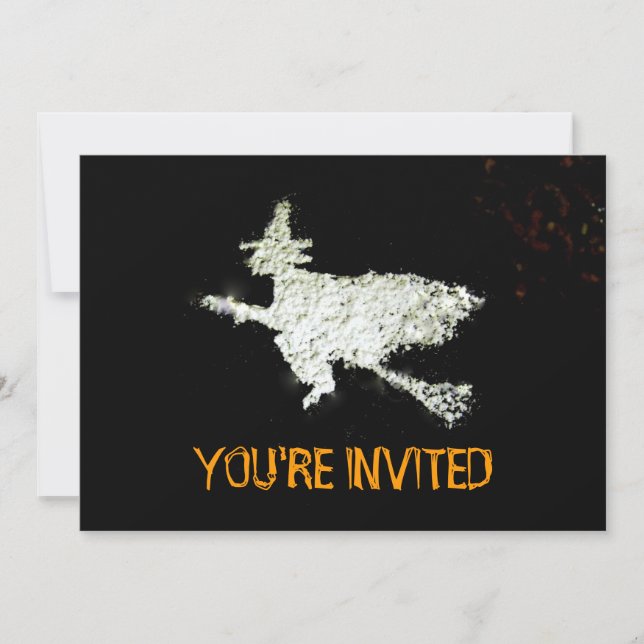 Invitación a la fiesta de brujas (Anverso)