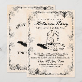 Invitación a la fiesta de Brujas de Halloween