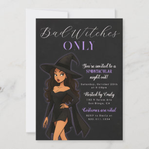 Invitación a la fiesta de Brujas de Halloween